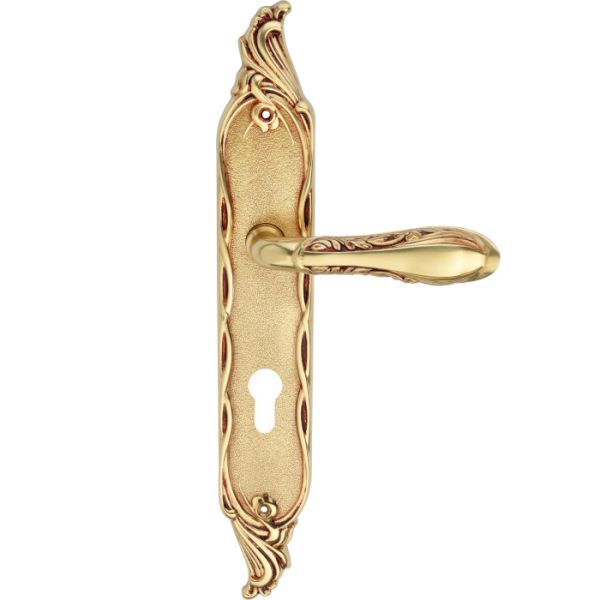 LIBERTY handle/backplate set/ PZ/72mm, french gold