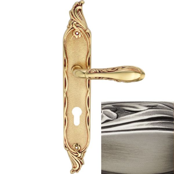 LIBERTY handle/backplate set PZ/72mm,pewter