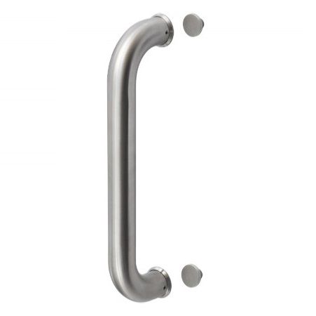 Pull handle 32x600mm, single-sided with connecting bolt, stainless steel
