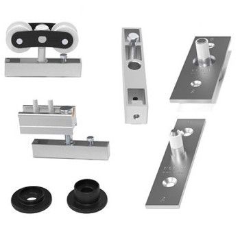 LITE FOLD 100 LATERAL A folding door set for 2 panels without track and hinges
