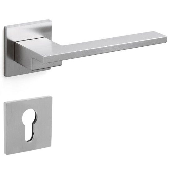 LIVING handle/rose set.PZ,rose 5 mm, matt chrome