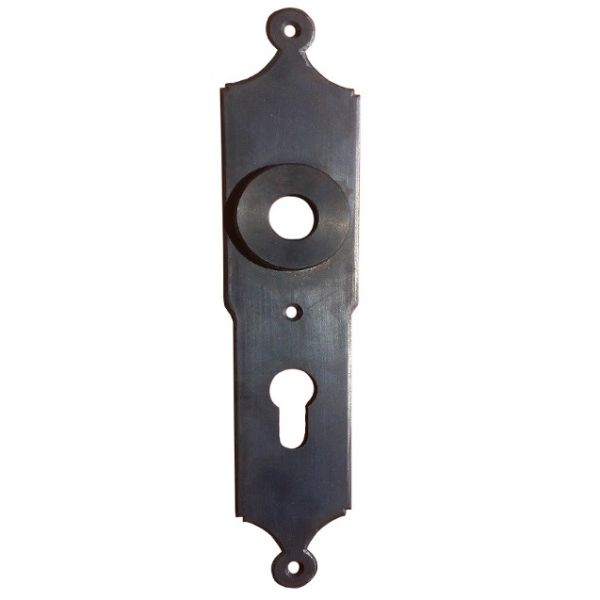 Backplate 0021 (1 pc.), PZ/72, forged, black steel, HANDMADE