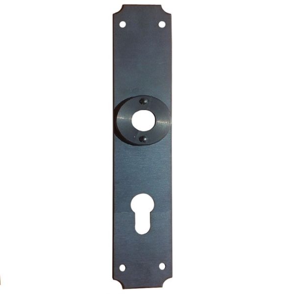 Backplate 002 (1 pc.), PZ/72, forged, black steel, HANDMADE