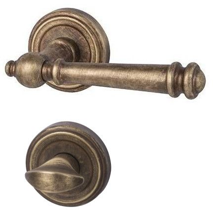 Mount Everest-R vēsturisks rokturis WC/vannasistabu durvīm antīkas bronzas tonī