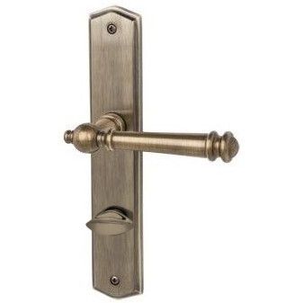 Mount Everest-LS  door handle with WC backplates, antique brass MB