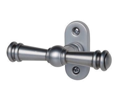 Window handle Mount Everest, 35mm, steel grey satin