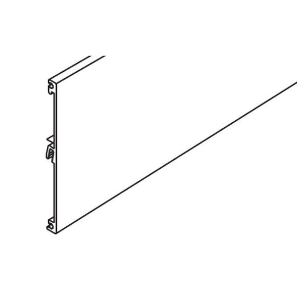 FRONTSLIDE sliedes sānu nosegvāks, anodēts alumīnijs, 6000 mm