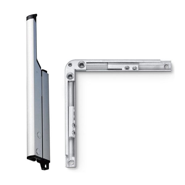 Rokturis ar stūra pārvadu loga atvēršanas šķērei OL 90 N, balts