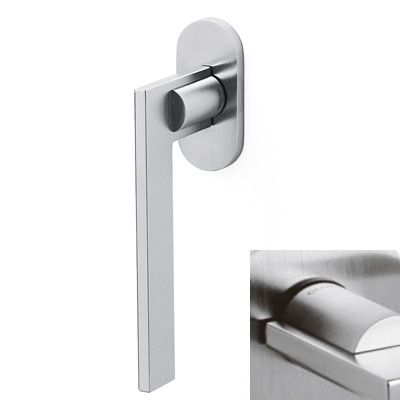 Window handle OPEN K249B, chrome-plated, satin (CO)