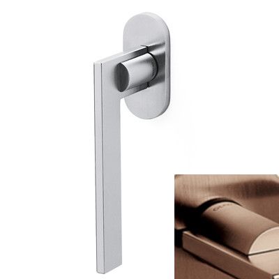 Window handle OPEN K249B, copper tone PVD satin (RS)