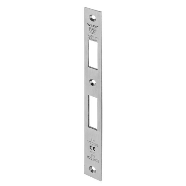 P641 pretplāksne evak. durvju slēdzenēm EN179/EN1125, 245x24 mm, universāla labā/kreisā, nerūs.tērauds