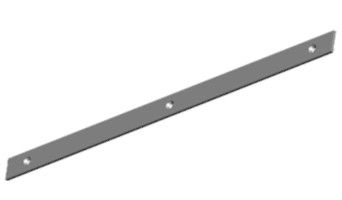 8035-45-F-20/31 Priekšplāksnes pagarinājums AS daudzpunktu slēdzeņu nobeigumam 20x3x400 mm, gaiši cinkots