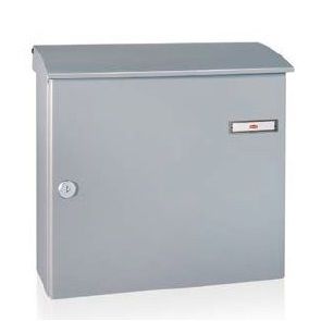 RENZ letterbox with lid, 380x360x115mm, 12l, grey RAL9007