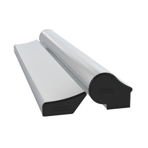 BA-28+ Pirkstu sargs eņģu pusē, C-0 sudraba krāsa