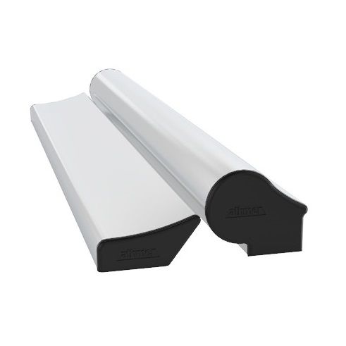 BA-28+ Pirkstu sargs eņģu pusē, RAL9016 balts