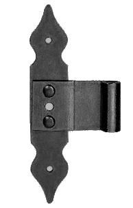 Window middle hinge, black