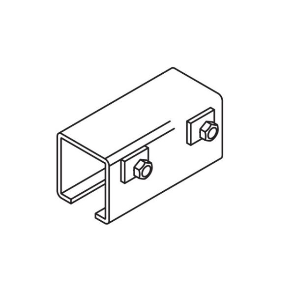 HAWA PORTA 600 augšējās sliedes savienotājs, cinkots tērauds
