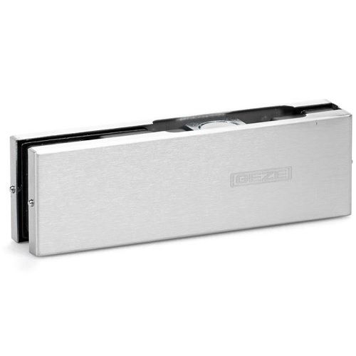 Lower fitting angle for all-glass doors GEZE PT10