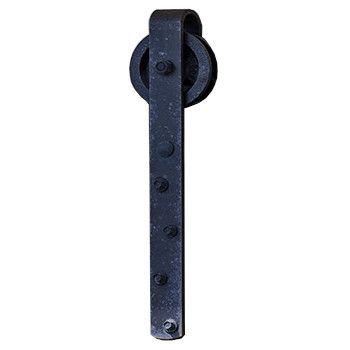 PULLEYS 1 rullītis koka vērtnei līdz 150kg, melns RAL9005