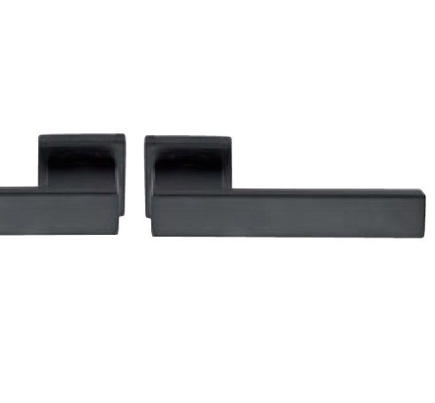 Q-ARTE Rokturu/rozešu garnitūra BAC, melni lakots metāls