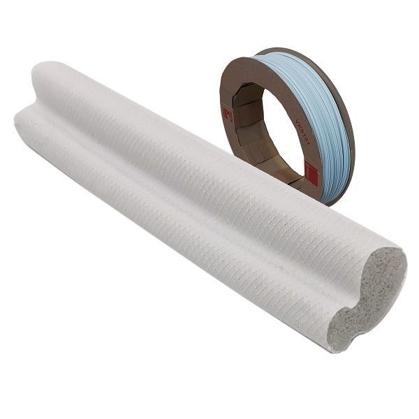 Schlegel blīvgumija QL-9646 9,5x6,5, balta RAL9003 (rullis 250 m)