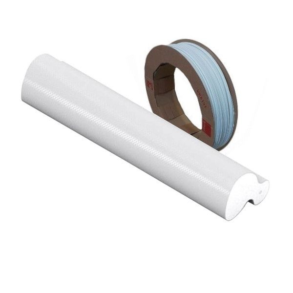 SCHLEGEL blīvgumija QL-6571 10.9x9.8 mm, balta RAL9003 - RULLIS 250 m