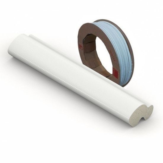 SCHLEGEL blīvgumija QL-7307 3.2x4.8 mm, balta RAL9003