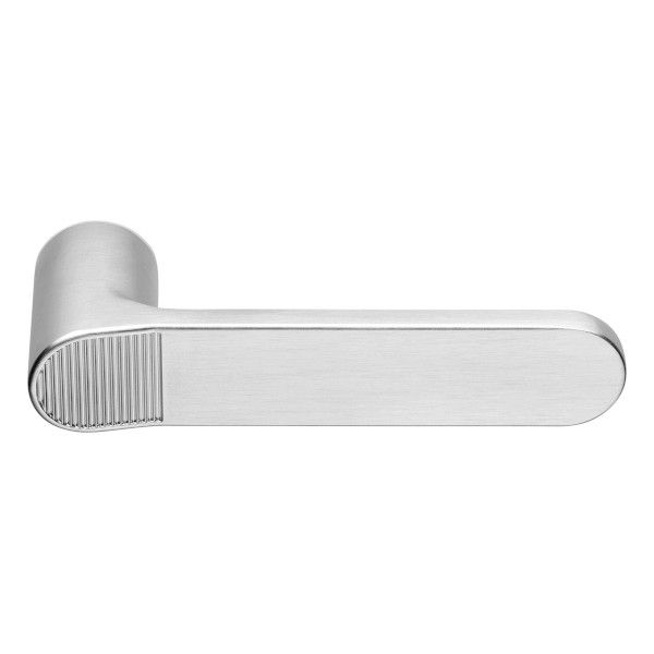 QUID ZINCRAL pair of handles without key roses, satin chrome
