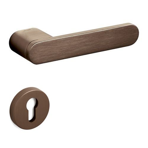 RADIAL rokturis uz ovālas pamatnes ar PZ atsl.rozeti, misiņš satinētas bronzas tonī (DS)