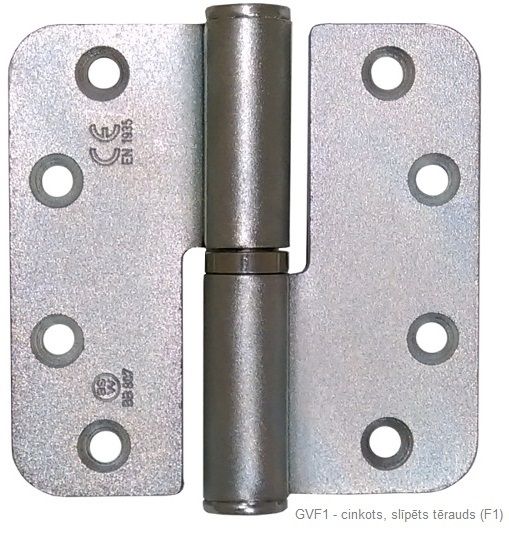 Butt hinge RDBB807 89x89 mm, galvanised F1, RIGHT