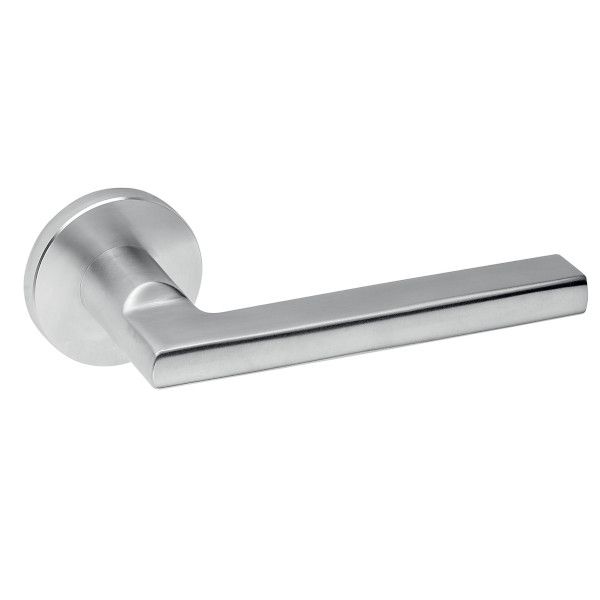 Durvju rokturis UN.00.049.FR ar roktura rozetēm, nerūsējošais tērauds