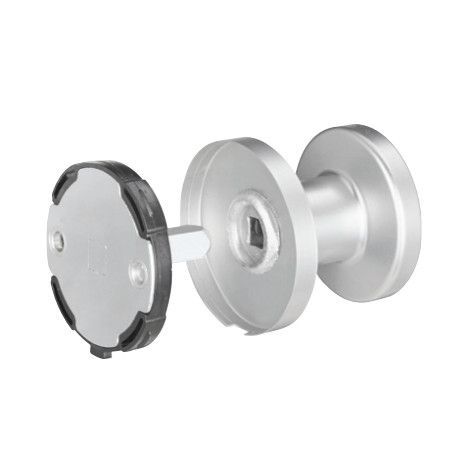 Rokturpoga K7 uz apaļas rozetes, negrozāma, ar vienpusēju nosegtu stiprinājumu, nerūs.tērauds