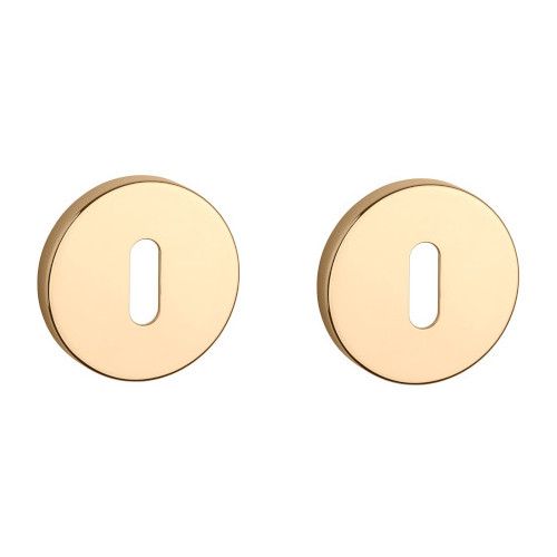 BB apaļas rozetes Ø 52mm, biezums 7mm, spīdīgi zeltīts. APRILE