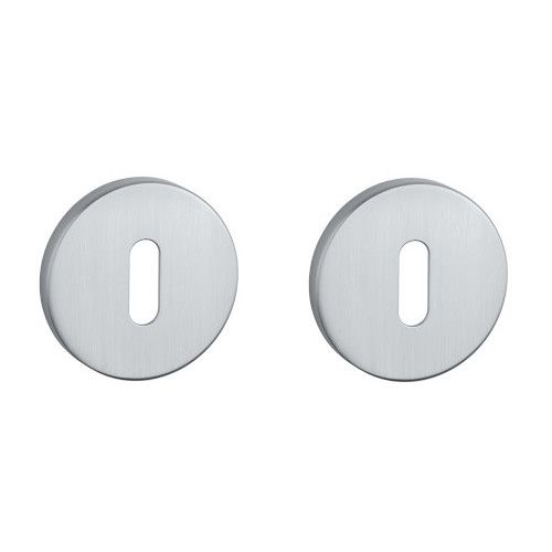 BB apaļas rozetes Ø 52mm, biezums 7mm, satinēti hromēts. APRILE