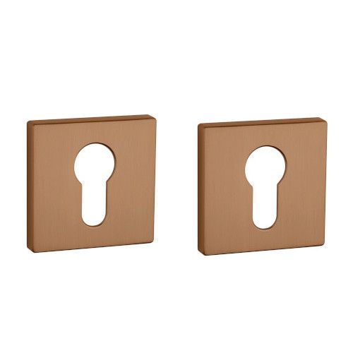 PZ kantainas rozetes 53 x 53mm, biezums 7mm, matēts vara tonis PVD. APRILE