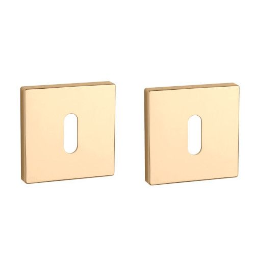 BB kantainas rozetes 53 x 53mm, biezums 7mm, spīdīgi zeltīts PVD. APRILE