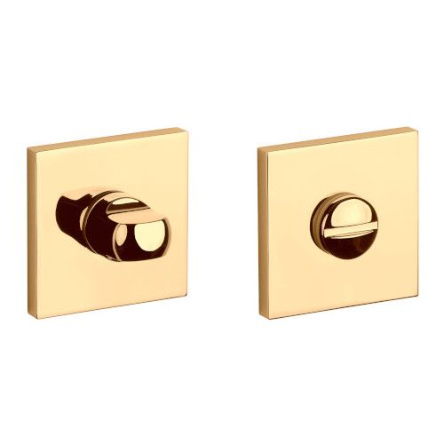 WC aizgrieznis 4x4/6/8mm, kantainas rozetes 53 x 53mm, biezums 7mm, spīdīgi zeltīts PVD. APRILE