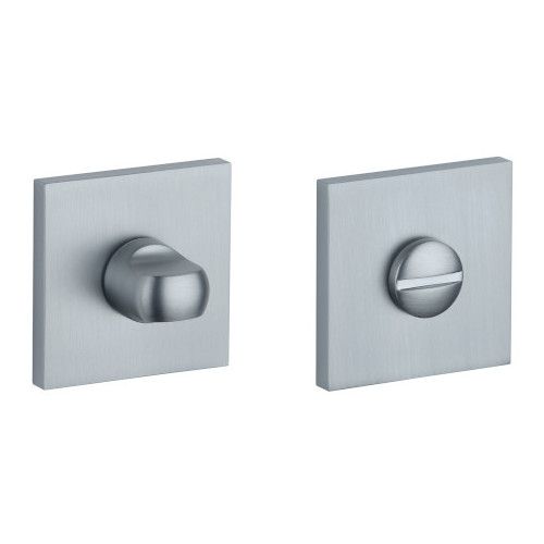 WC aizgrieznis 4x4/6/8mm, kantainas rozetes, 53 x 53mm, biezums 7mm, satinēti hromēts. APRILE