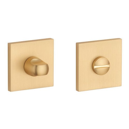 WC aizgrieznis 4x4/6/8mm, kantainas rozetes 53 x 53mm, biezums 7mm, satinēti zeltīts. APRILE