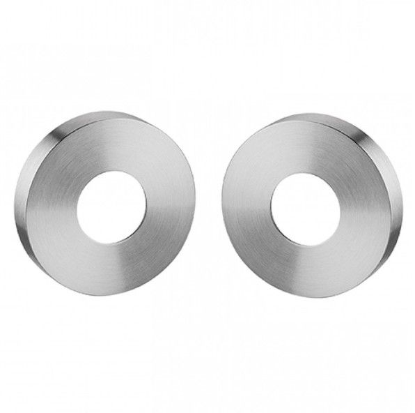 Handle roses RC.08.N, round, stainless steel, nylon subrose