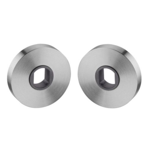 Handle roses RC.08.M round, stainless steel, metal subrose