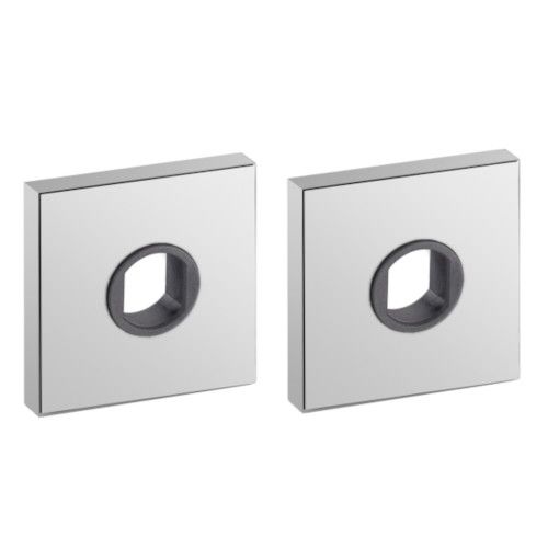 Handle roses QC08.M, stainless steel