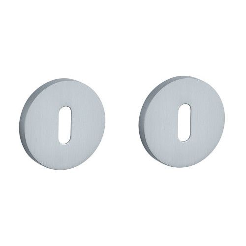 BB apaļas rozetes, Ø 53mm, biezums 7 mm, satinēti hromēts