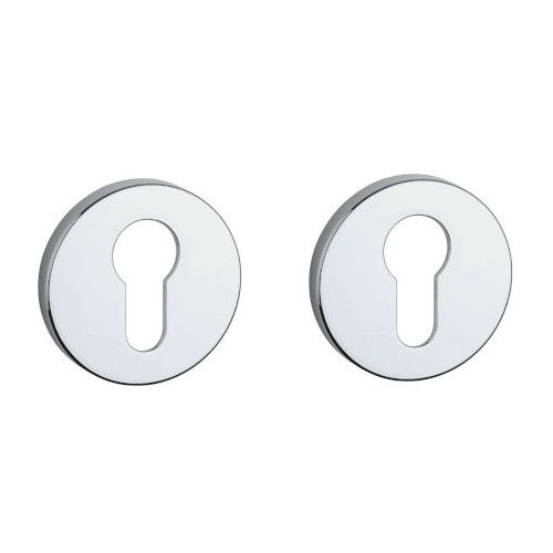 PZ apaļas rozetes, Ø 53mm, biezums 7 mm, pulēti hromēts