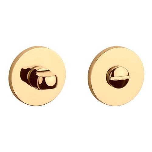 WC aizgrieznis 4 x 4/6/8 mm, apaļas rozetes, Ø 53mm, biezums 7 mm, spīdīgi zeltīts PVD