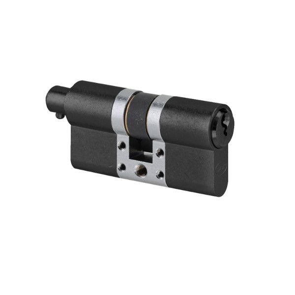 S11 modular cylinder with knob connector P30-30mm, 3 keys, black PVD (TB)