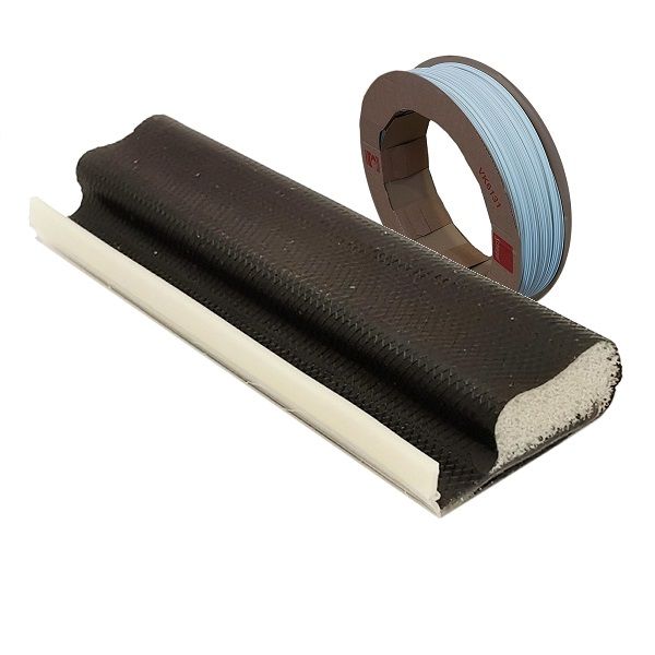 Schlegel blīve QL-3053, brūna RAL8019, 7.5x12 - RULLIS (200 m)