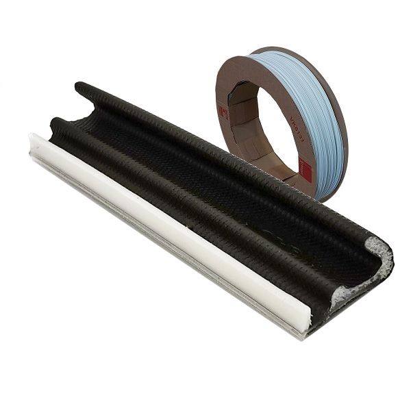 Weather seal Schlegel QL-3095, 8x10, brown RAL8019 (packaging 250 m)