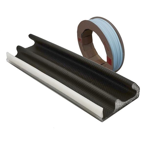Schlegel blīve QL-3096, brūna RAL8019, 8x12 (rullis 200 m)