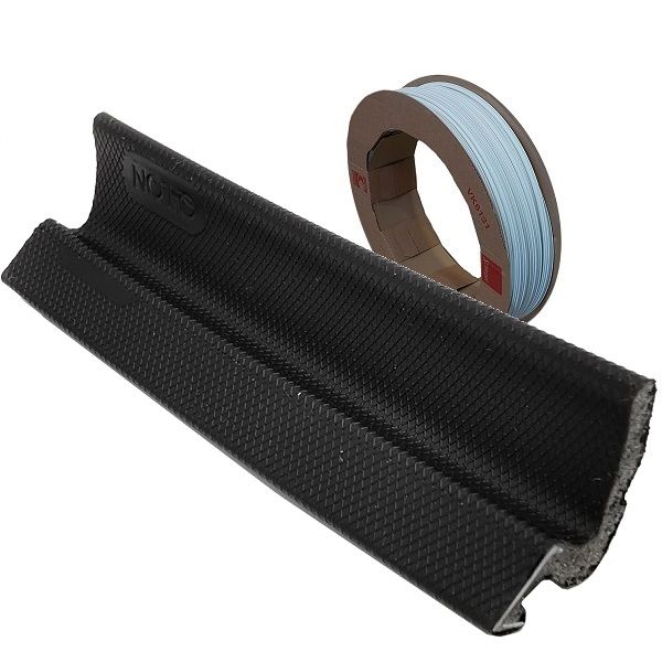 Schlegel durvju blīve QL-7000, melna RAL9005 (rullī 175 m)